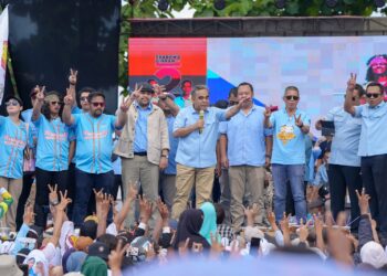 Puluhan Ribu Masyarakat Tegal dan Brebes Padati Kampanye Akbar Prabowo-Gibran