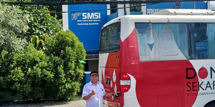 HUT Ke-7 Tahun, SMSI Provinsi Banten Gelar Donor Darah