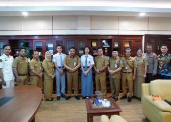 Terima Audiensi Paskibraka Terpilih Pusat Perwakilan Kep. Babel Ini Harapan Pj Sekda Fery