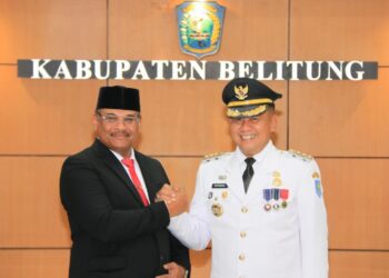 Pj Gubernur Safrizal Lantik Pj Bupati Belitung, ini Pesannya