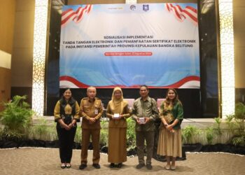 Permudah Layanan Publik, Pemprov Babel Dukung Implementasi TTE dan Sertifikat Elektronik