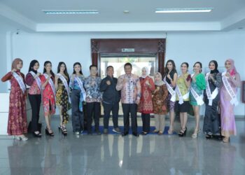 Terima Finalis Putri Indonesia, Sekda Fery Ajak Dukung Pariwisata Berkelanjutan