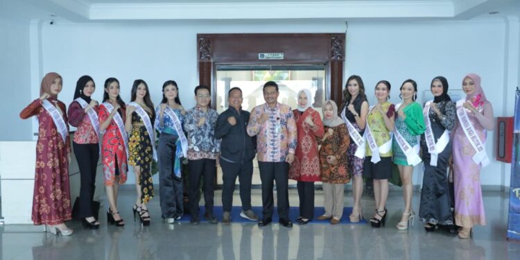 Terima Finalis Putri Indonesia, Sekda Fery Ajak Dukung Pariwisata Berkelanjutan